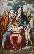 El Greco, The Holy Family with St Anne and the young St John Baptist (mk08)
